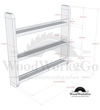 Contemporary Style Spice Rack