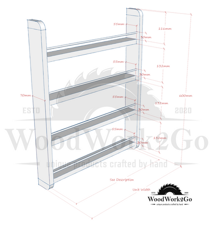 Contemporary Style Spice Rack
