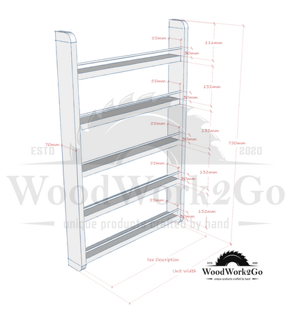 Contemporary Style Spice Rack