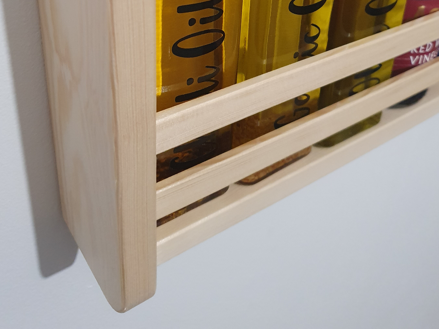 Oil & Spice Rack With Bar Rails