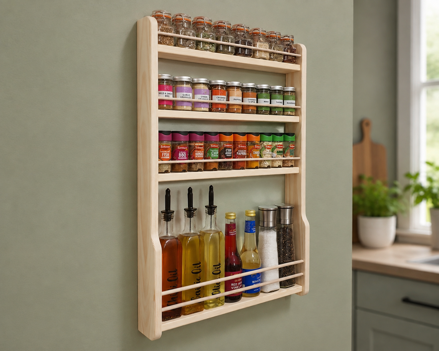 Oil & Spice Rack